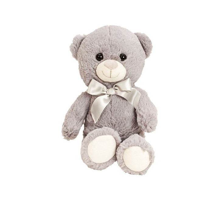 Plüsch-Bär "Softie" - grau -31 cm