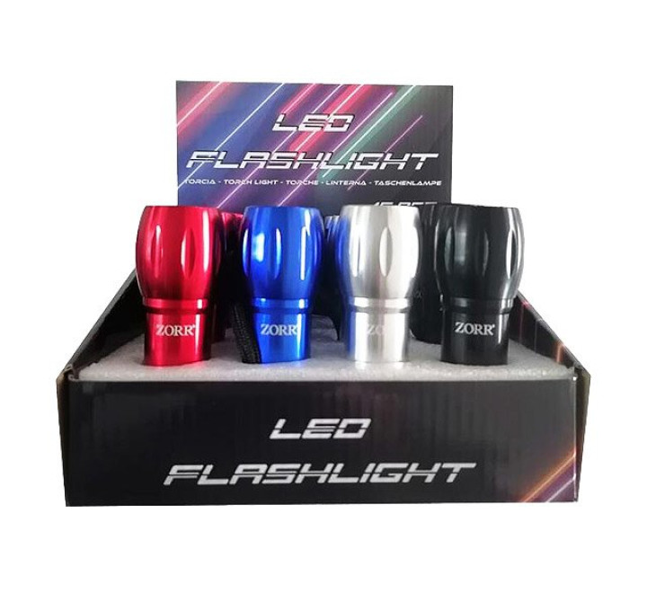 Zorr Taschenlampe "Aluminium" - 9LED - 9,5cm