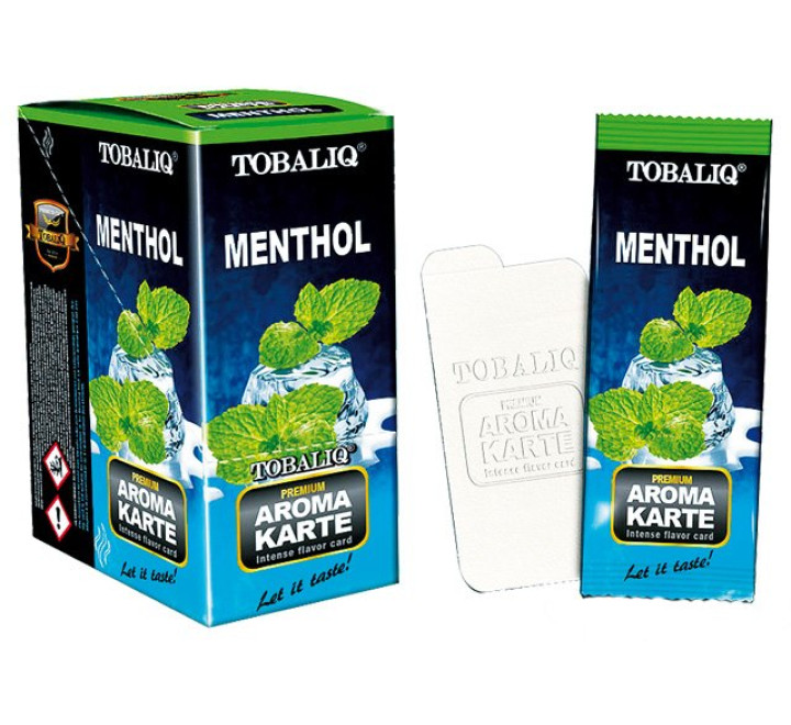 TobaliQ "Menthol" Aroma Karte für Zigaretten