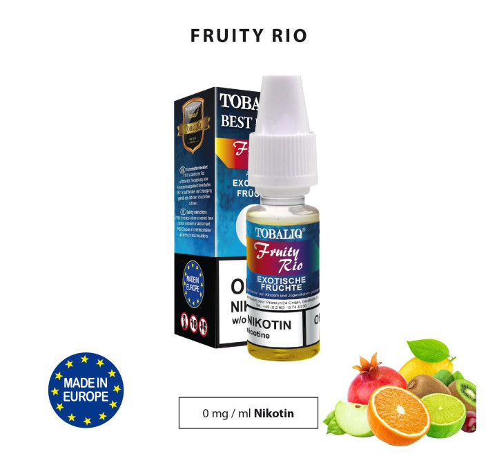 TobaliQ Liquid "Fruity-Rio"   0 mg