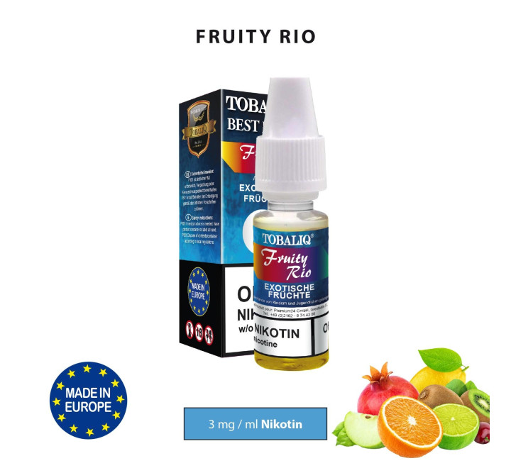 TobaliQ Liquid "Fruity-Rio"   3 mg