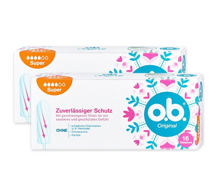 O.B. Tampon "Super" - 16er