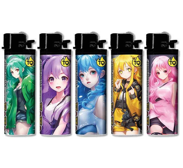 TobaliQ Reibrad Feuerzeug "Anime"