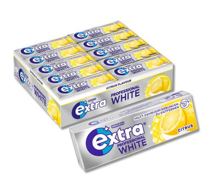 Wrigley´s Extra Professional Single White "Citrus" - 10er Packung