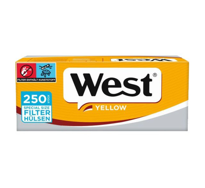 West Special Size Hülsen Yellow 250er