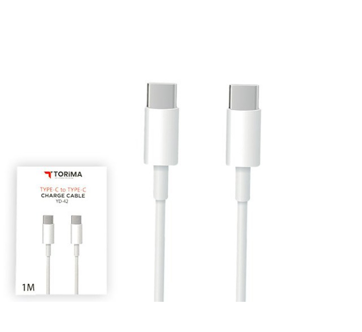 TORIMA YD-42  Ladekabel Type-C to Type-C- 20W  - 1m
