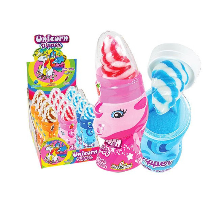 Unicorn Dipper - Lollipop zum Dippen - 12 cm - 50 g
