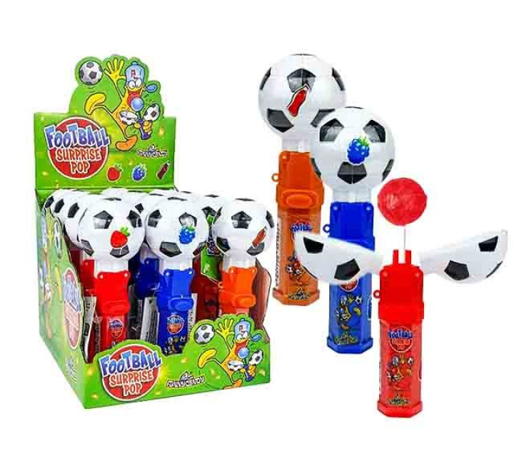 Football Surprise Pop - Fussball Ausklapp- Lolli - 20er Display