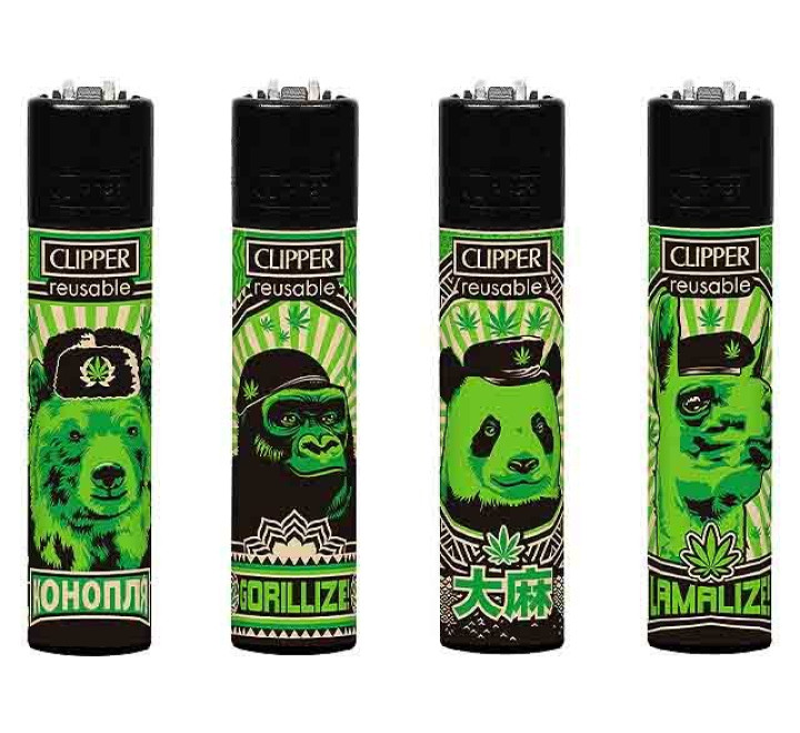 Clipper Feuerzeug "420 Animals"