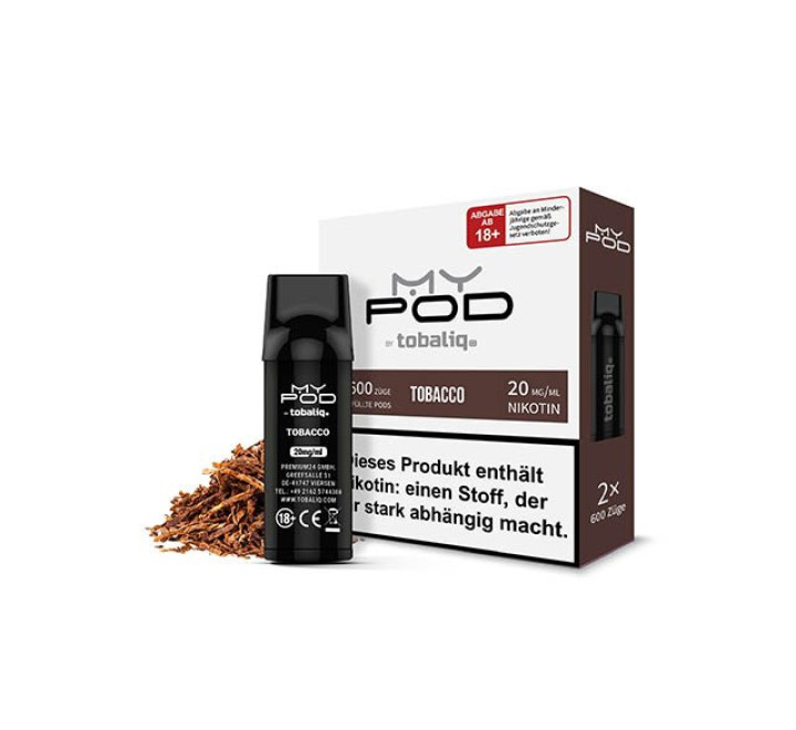 TOBALIQ MyPOD  20mg  2er Pack (2x2ml)  Tobacco