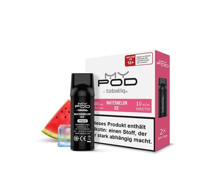 TOBALIQ MyPOD  10mg  2er Pack (2x2ml)  Watermelon Ice