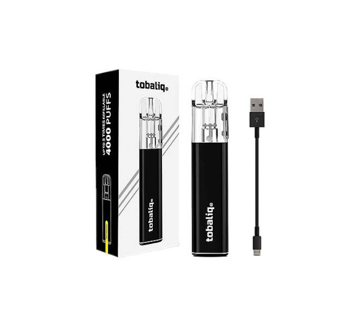 TOBALIQ V1 Mehrweg-Vape  Black  4000 Züge