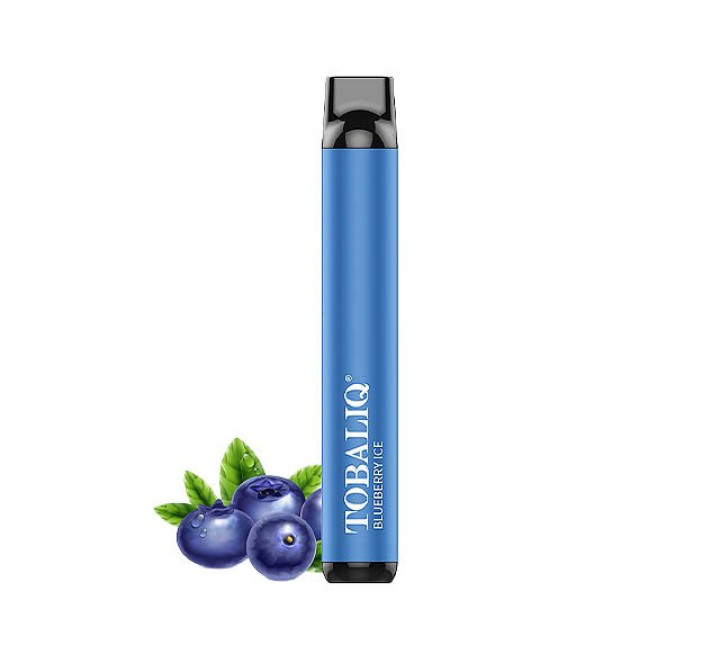 TobaliQ E-Shisha TQ-Smile "Blueberry Ice" - 600 Züge - "Ohne Nikotin"