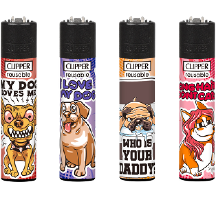 Clipper Feuerzeug "Doglove"