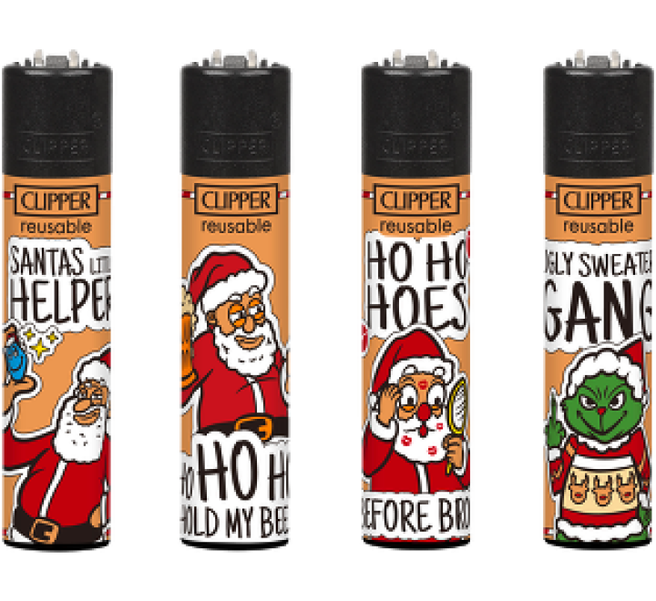 Clipper Feuerzeug "Naughty Santa"