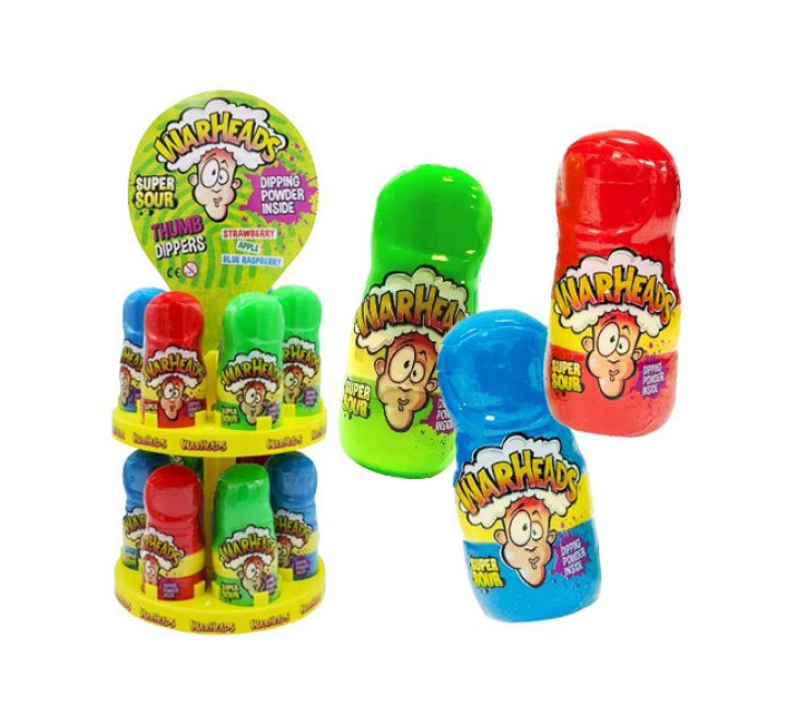 Warheads Thumb Dippers - Sauer - 40 g