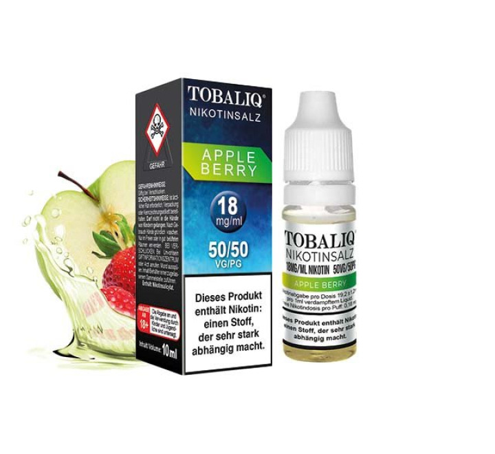E-Liquid m. Nikotinsalz - 18MG/ML - Nikotin 50VG/50PG - Apple Berry