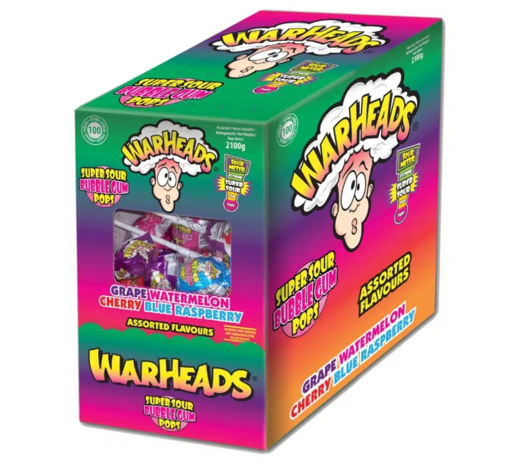 Megawarhead Lollies Original