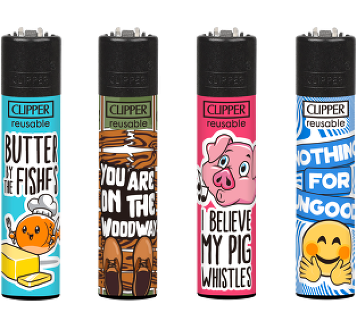 Clipper Feuerzeug "Denglish 9"