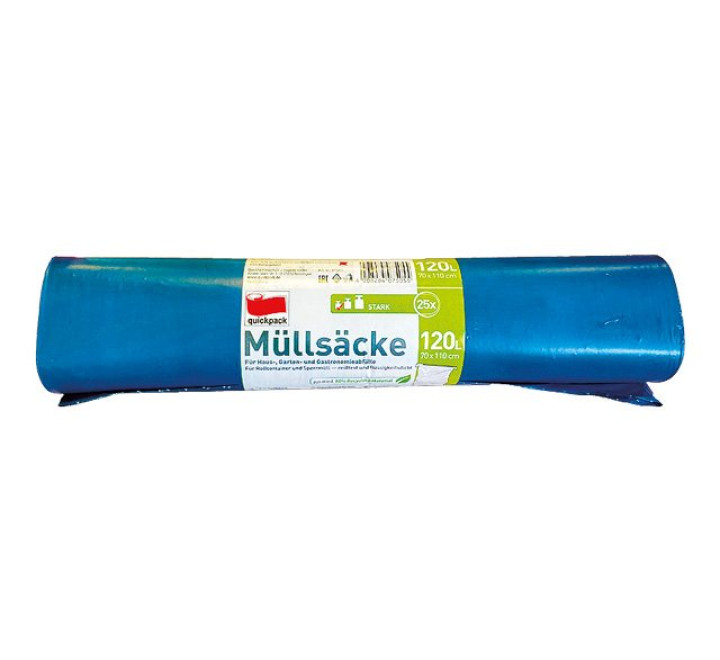 Müllsack- 120 Liter, 25 Stck  - 70x110cm "120 Liter