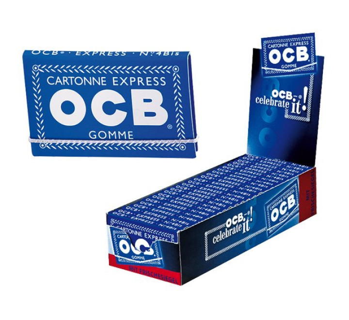 OCB Blau Gummizug 25x100 Blättchen