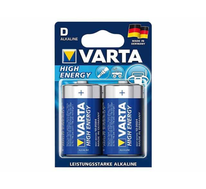 Varta High Energy (Blau), MONO 4920, 2er Blister