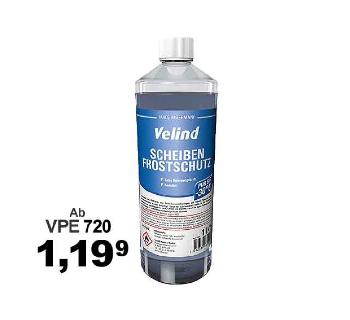Velind Scheibenfrostschutz beduftet -30°C - 1L