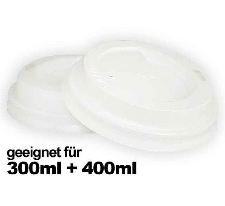 Einweg Deckel 300ml / 400ml CHOICE  89,5 cm