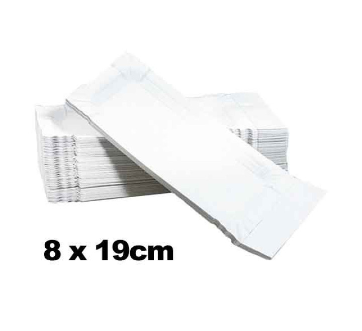 Papp-Teller mit Abriss -  8cm x 19cm - 250 Stück