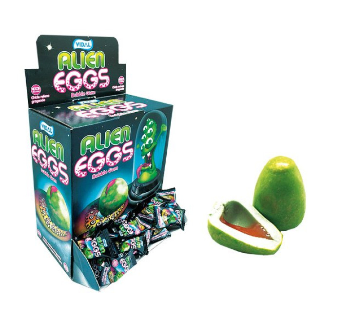 Vidal ALIEN EGGS -  Kaugummikugeln 4g