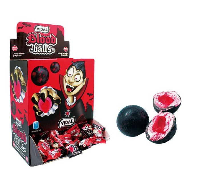 Vidal Blood-Balls - BLUT Kaugummikugeln 4g  - 13423