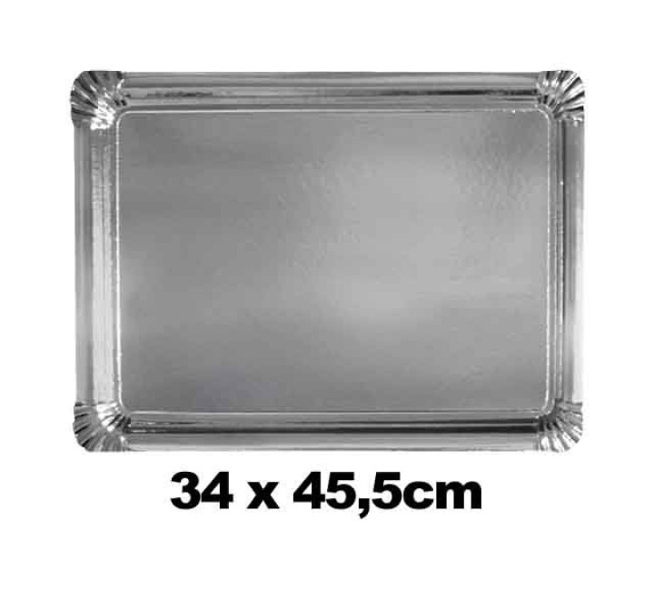 Papp-Tabletts 34/45,5 cm, Alukaschiert