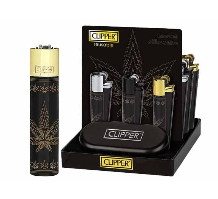 Clipper Leaves Silhouette - Spezial Gravierung