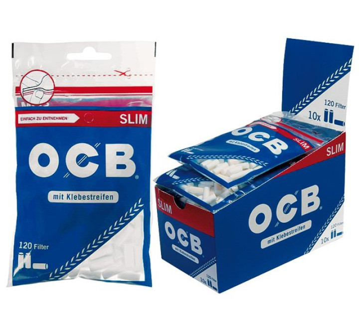 OCB Slim Filters mit Klebestreifen 9093