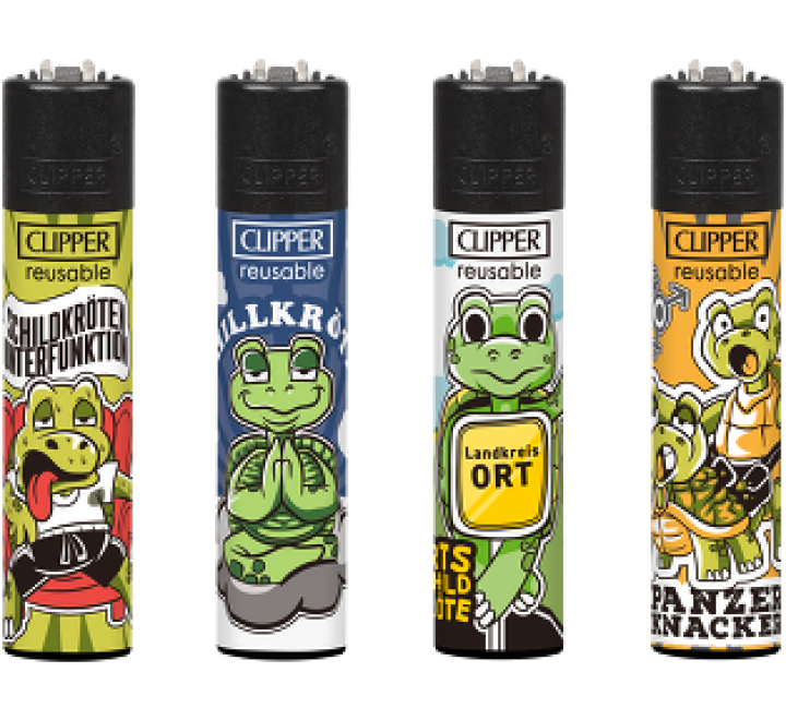 Clipper Feuerzeug "Chillkröte"