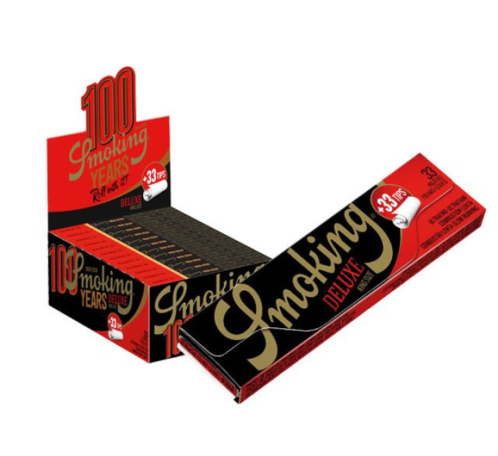 Smoking King Size Deluxe 33 Paper+33 Tips