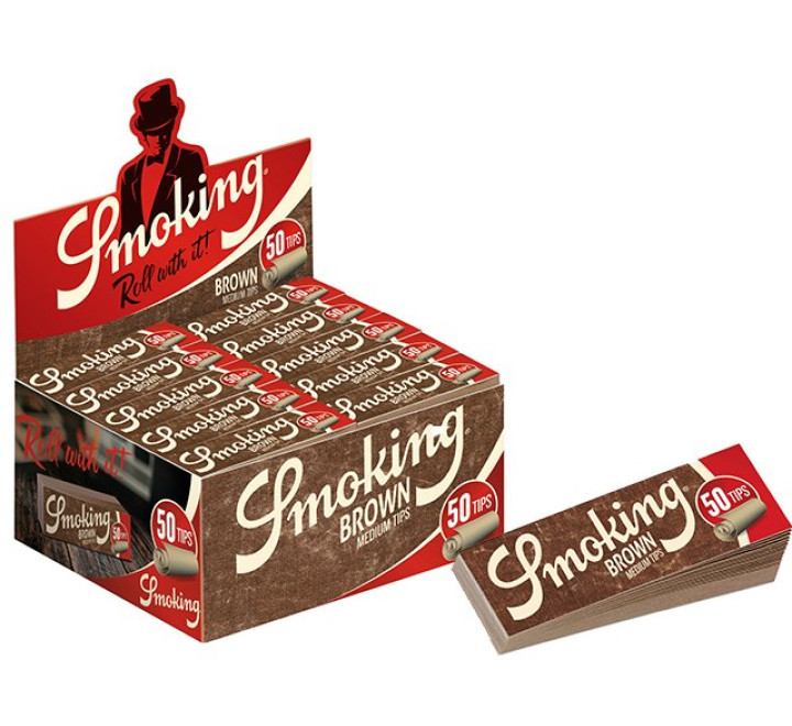 Smoking Filter Tips Medium Brown