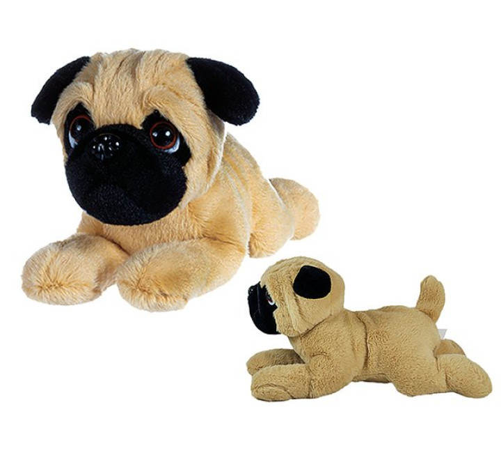 Plüsch-Mops "Waltraud" liegend - 23cm