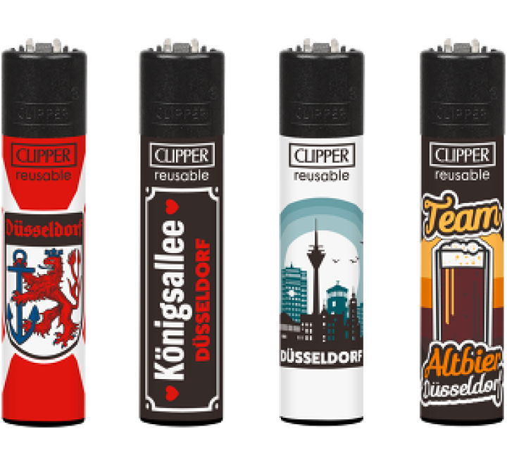 Clipper Feuerzeug "Düsseldorf"