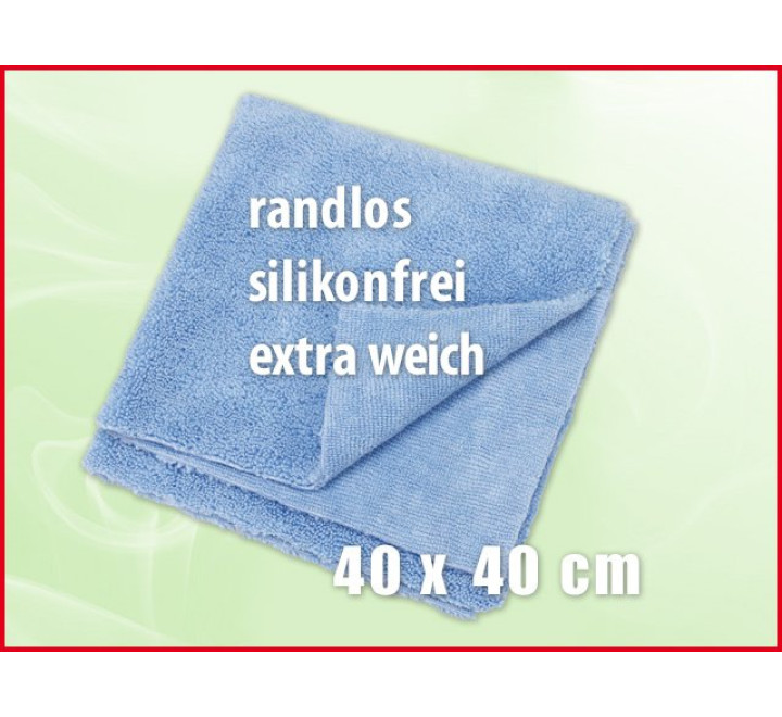 "Glanzstar" Profi Auto Poliertuch - MF Tuch -  40 x 40 cm