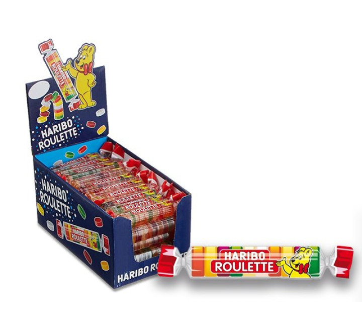 Haribo Roulette Fruchtgummi Rolle 25g