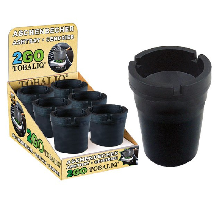 Rauchfreier Aschenbecher  T 2GO - BLACK