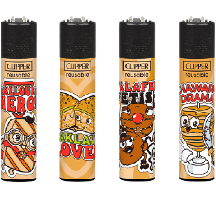 Clipper Feuerzeug "Shawarma Drama"