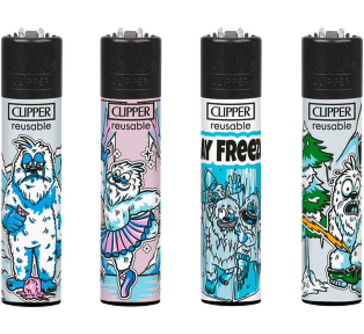 Clipper Feuerzeug "Frozen Yetis"