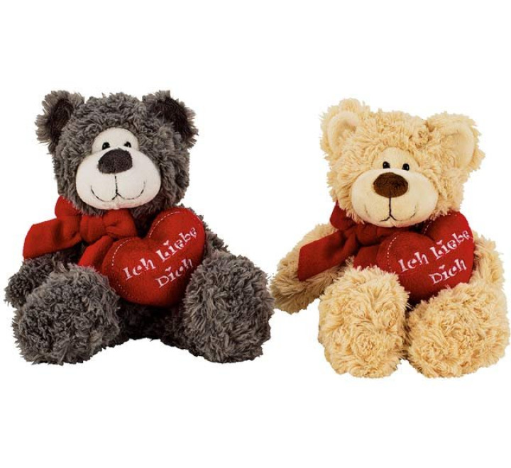 Plüsch-Bär "Bernie" mit Herz - 20cm - 2208