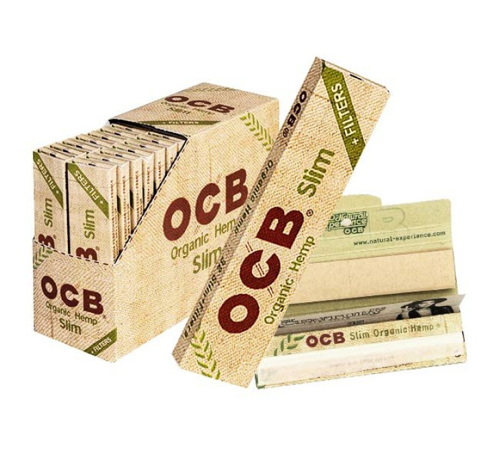 OCB Organic Hemp King Size Slim Papers + Filter Tips