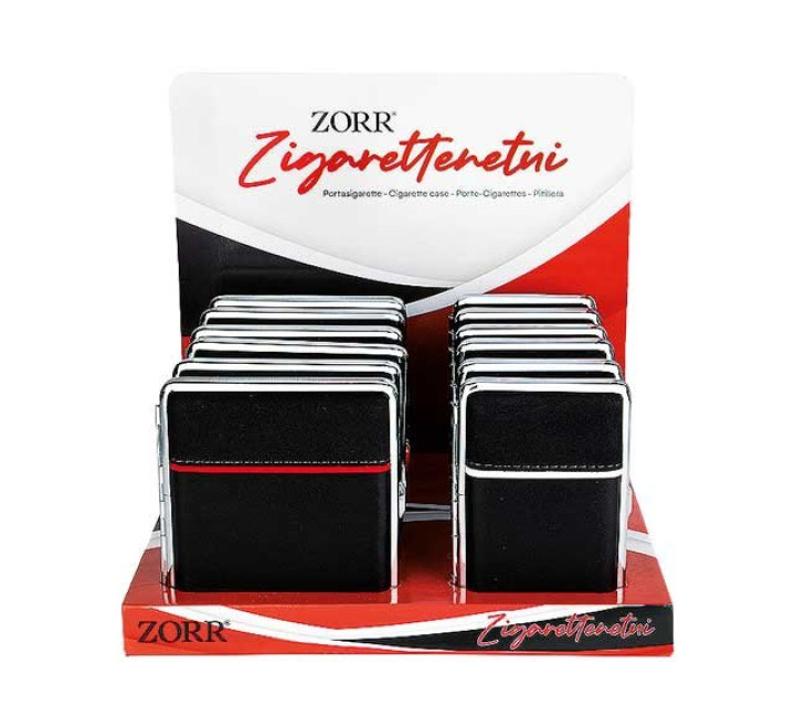 Zorr "Zigaretten-Etui PU für 20/14 Zigaretten - 12er