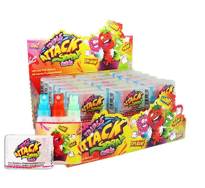 Sweet FlashTriple Attack Candy Spray - 15ml