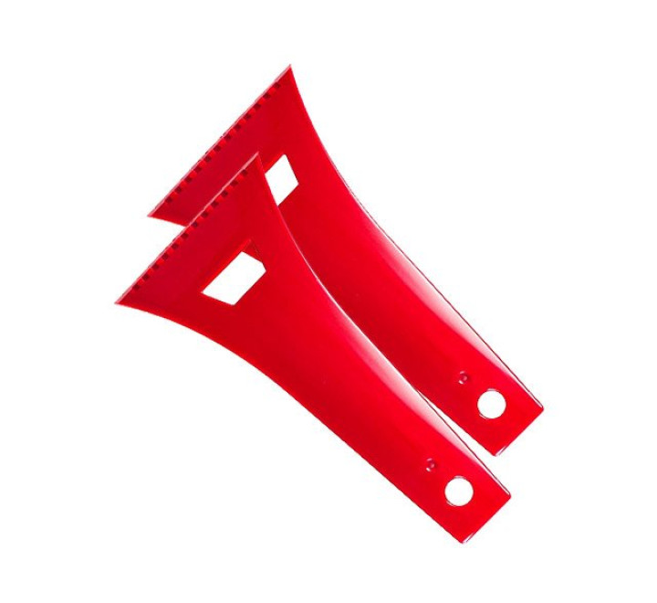 Eiskratzer-Schaber - ROT - 21cm