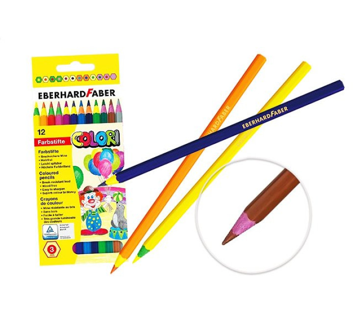 Bunt-Stifte FABER COLORI 12er - Bruchfest